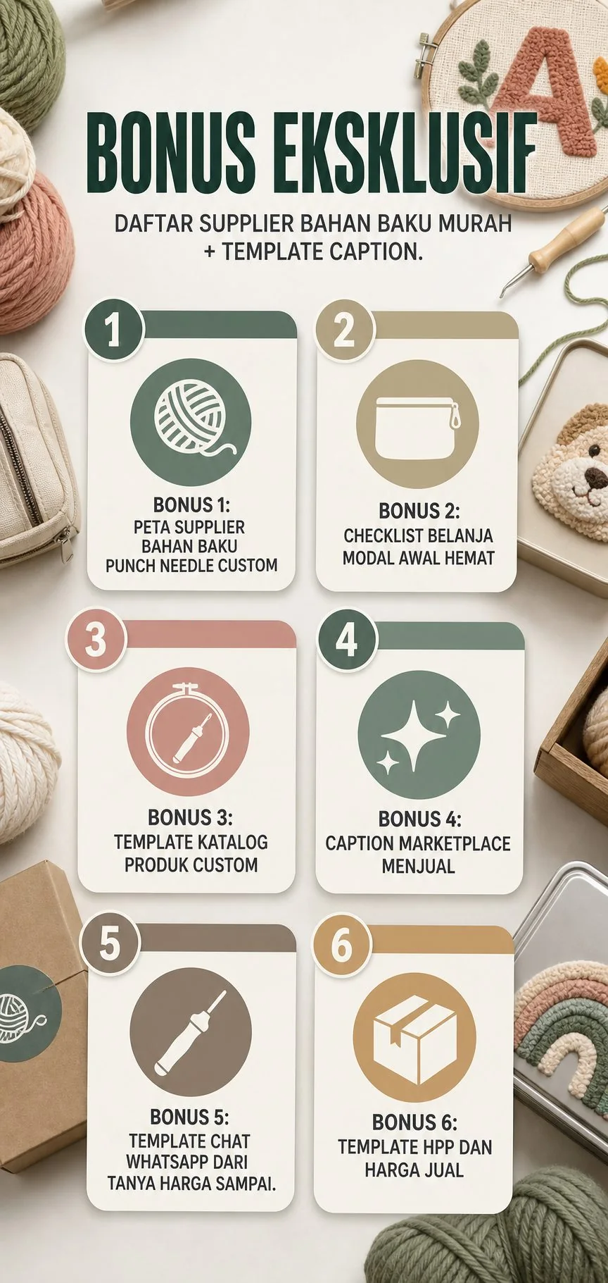 Bisnis Punch Needle Custom section 6