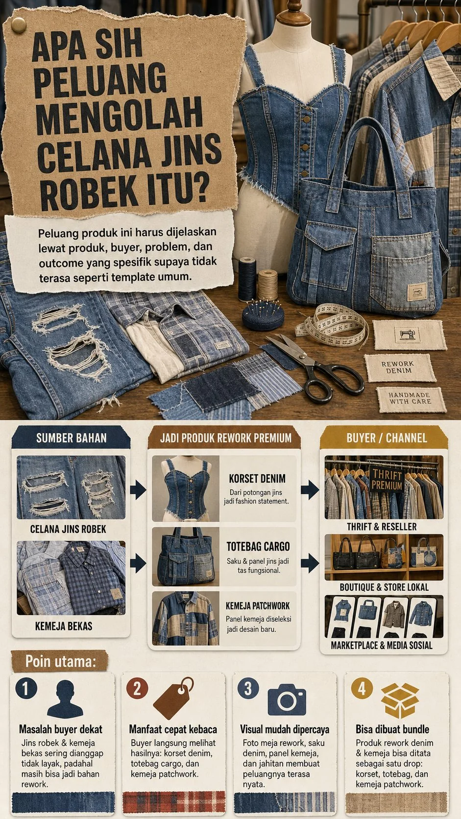 Bisnis Rework Denim & Kemeja section 2