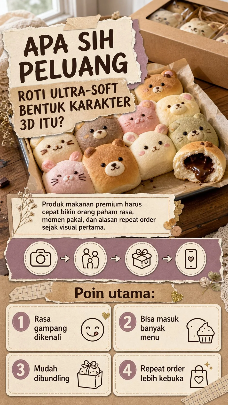 Bisnis Roti Karakter Chigiri Bread section 2