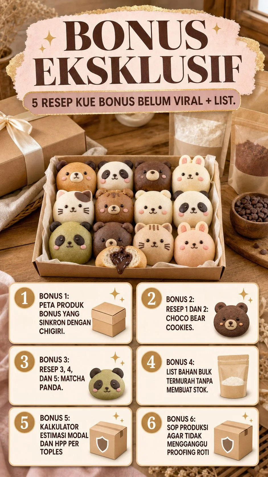 Bisnis Roti Karakter Chigiri Bread section 6