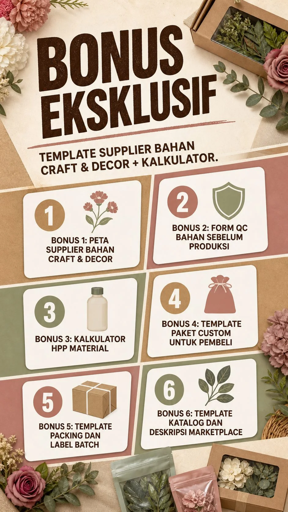 Bisnis Supplier Grosir Bunga Palsu Premium section 6