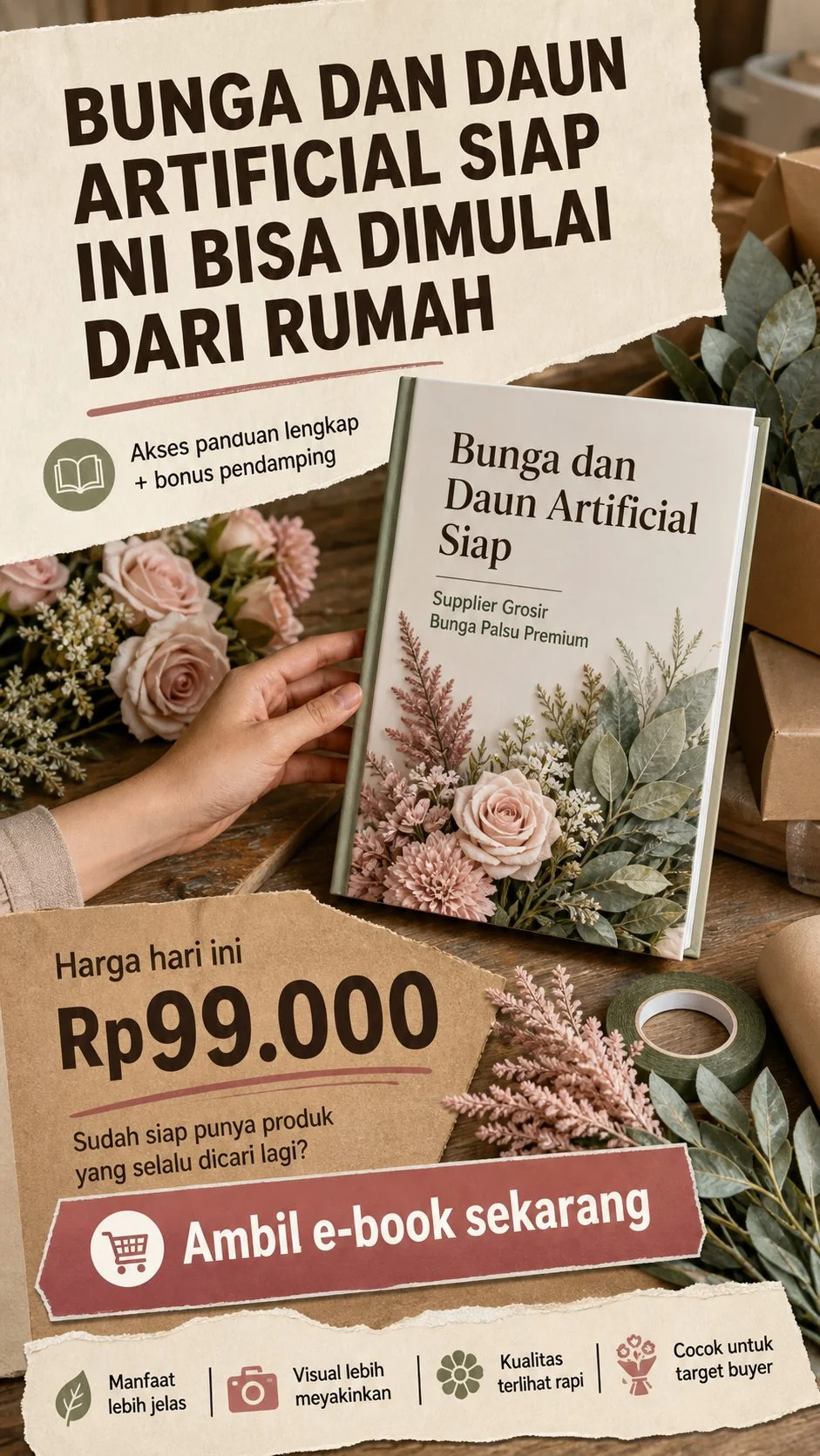 Bisnis Supplier Grosir Bunga Palsu Premium section 8