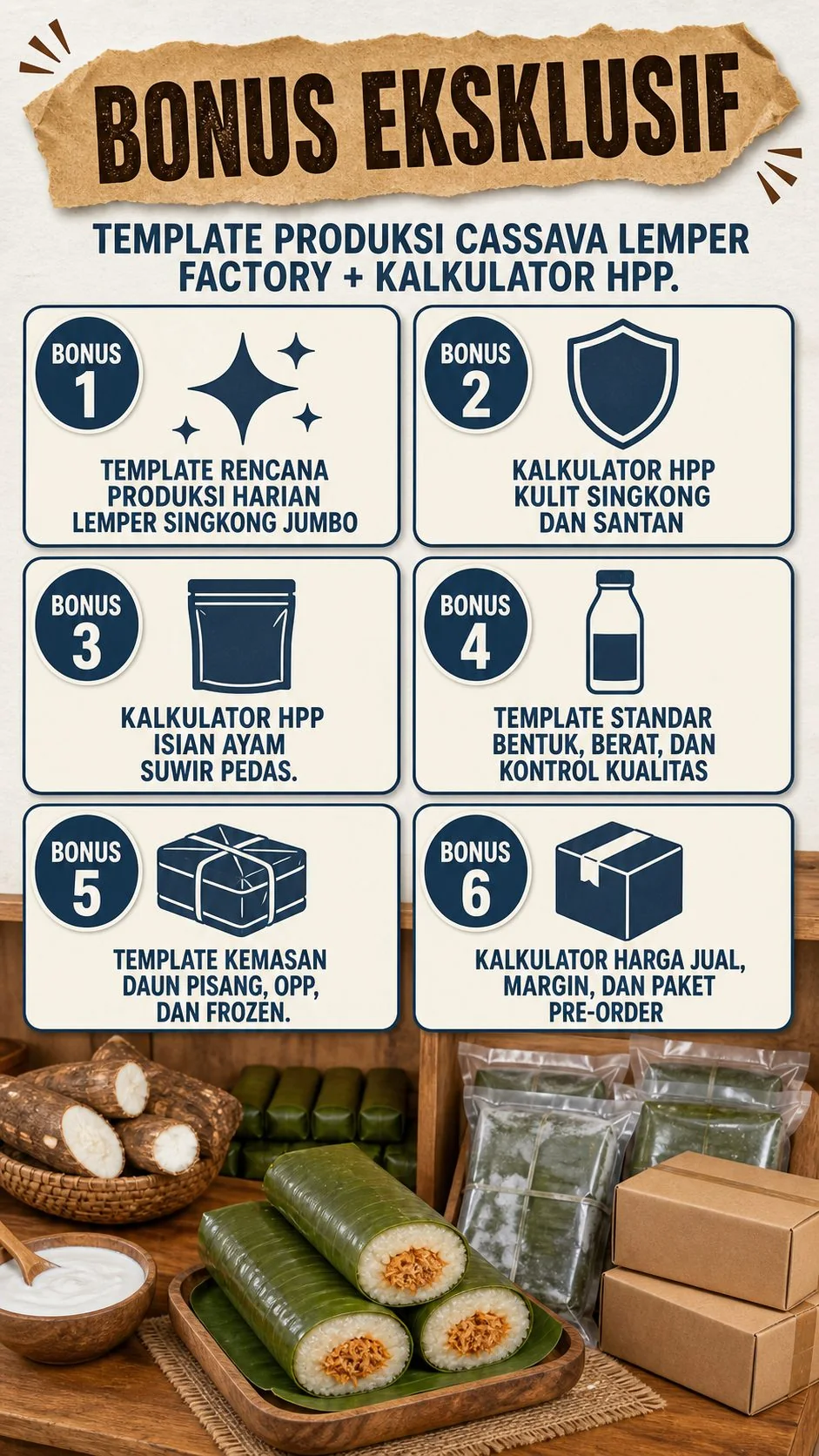 Cassava Lemper Factory section 6