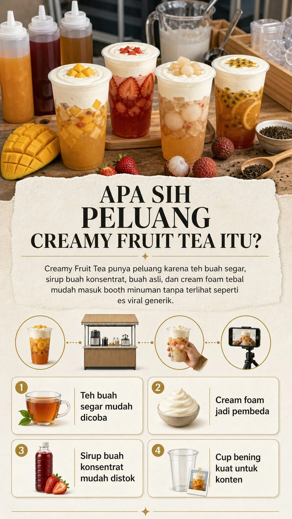 Creamy Fruit Tea section 2