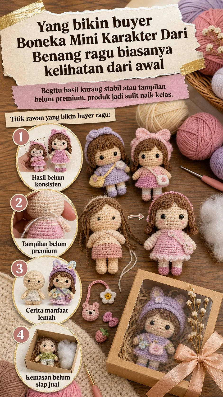 Crochet Mini Doll Custom section 4