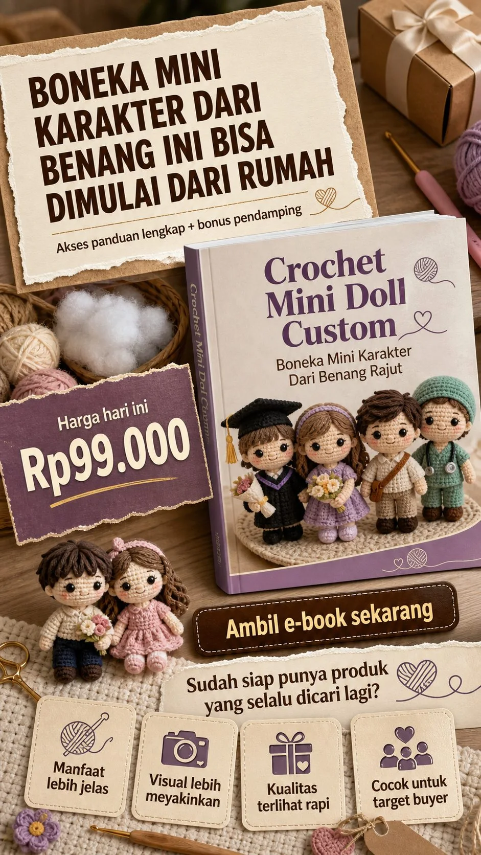 Crochet Mini Doll Custom section 8