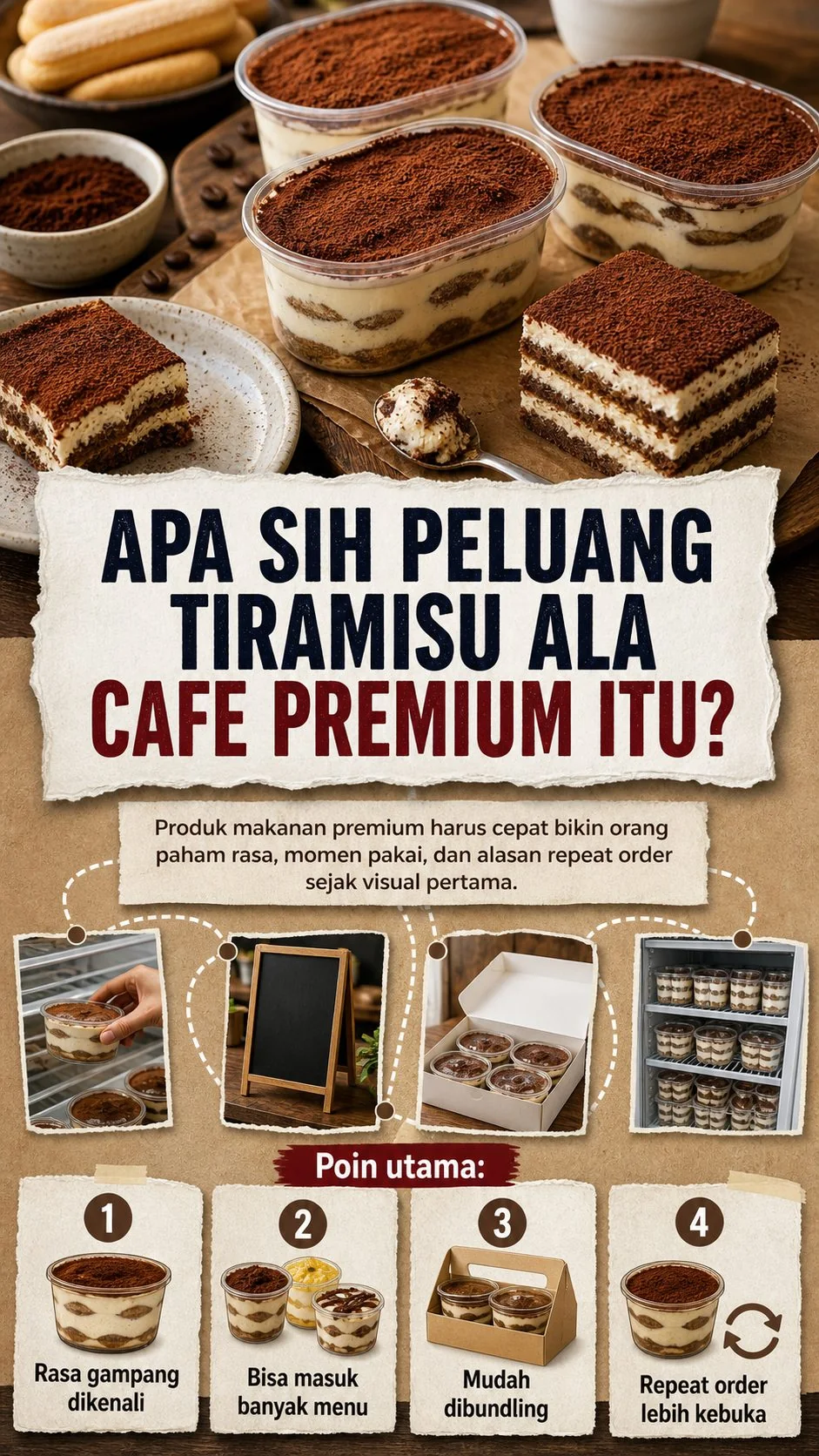 Frozen Tiramisu Tanpa Oven section 2