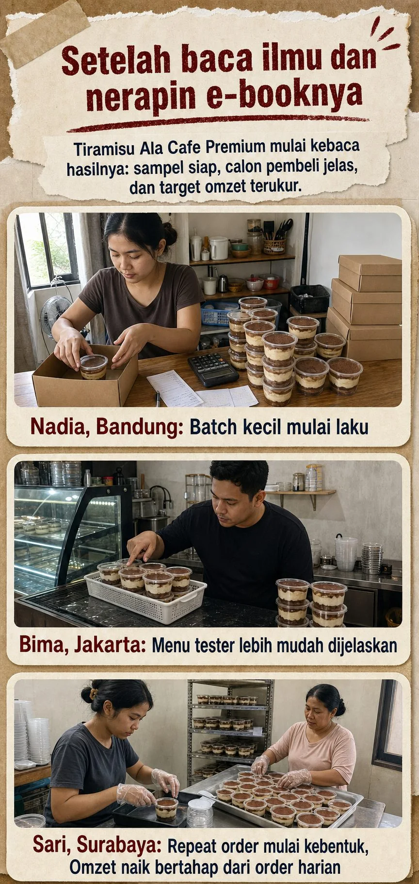 Frozen Tiramisu Tanpa Oven section 7
