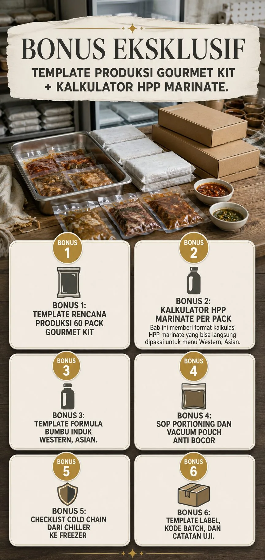 Gourmet Kit Masterclass section 6