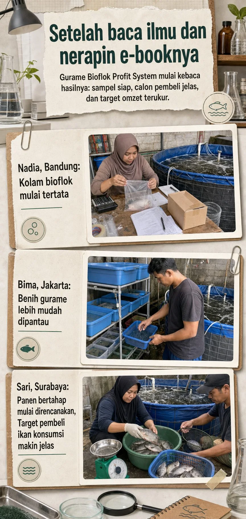 Gurame Bioflok Profit System section 7