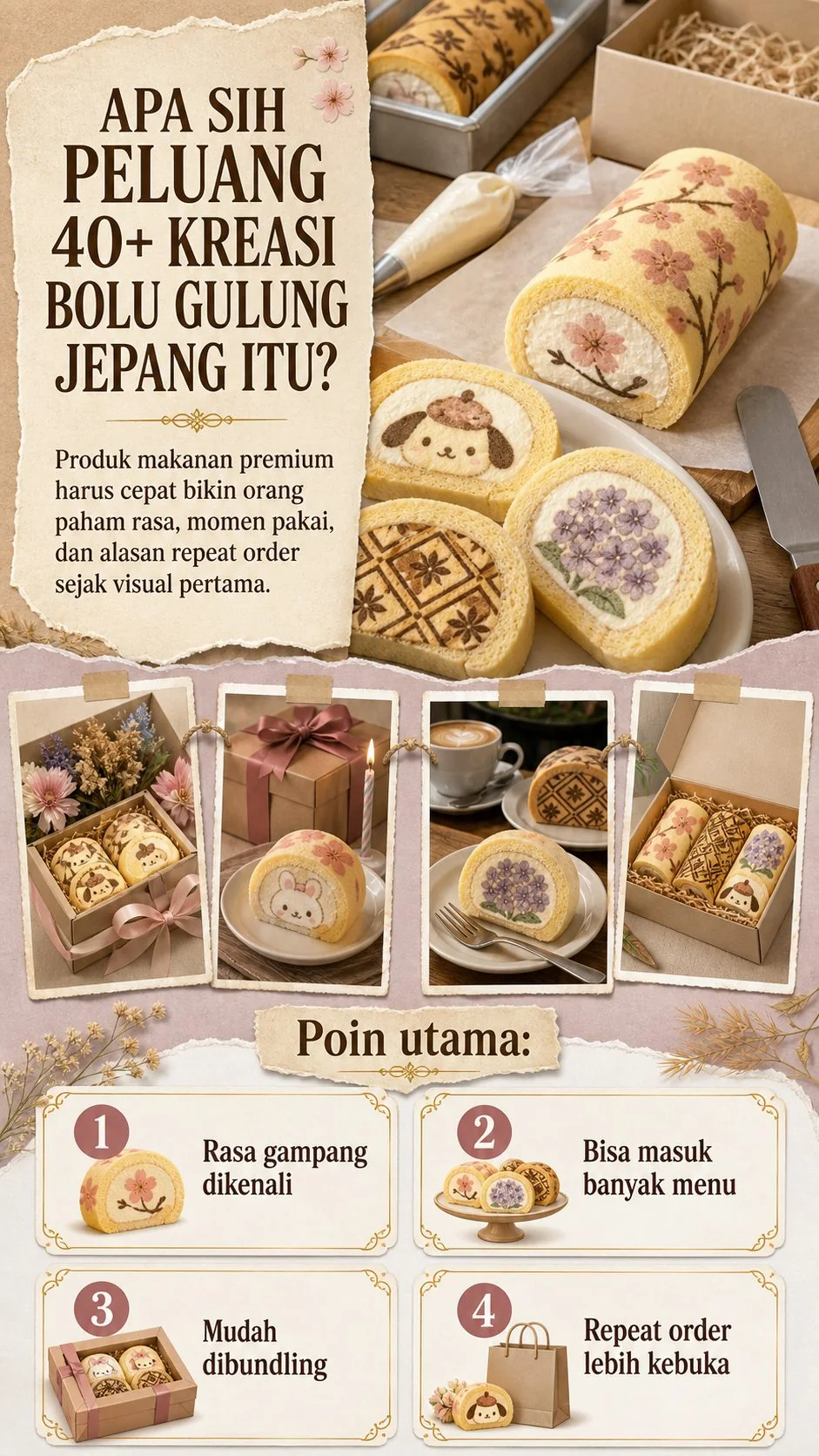 Kawaii Roll-Cake Masterclass section 2