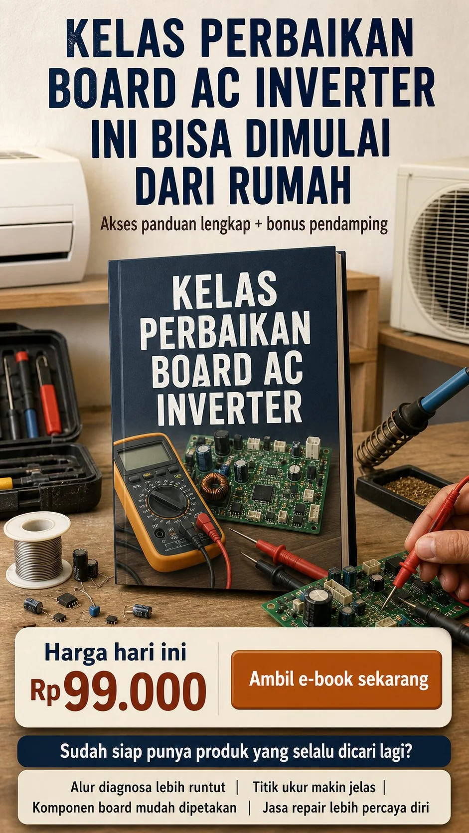 Kelas Perbaikan Board AC Inverter section 8