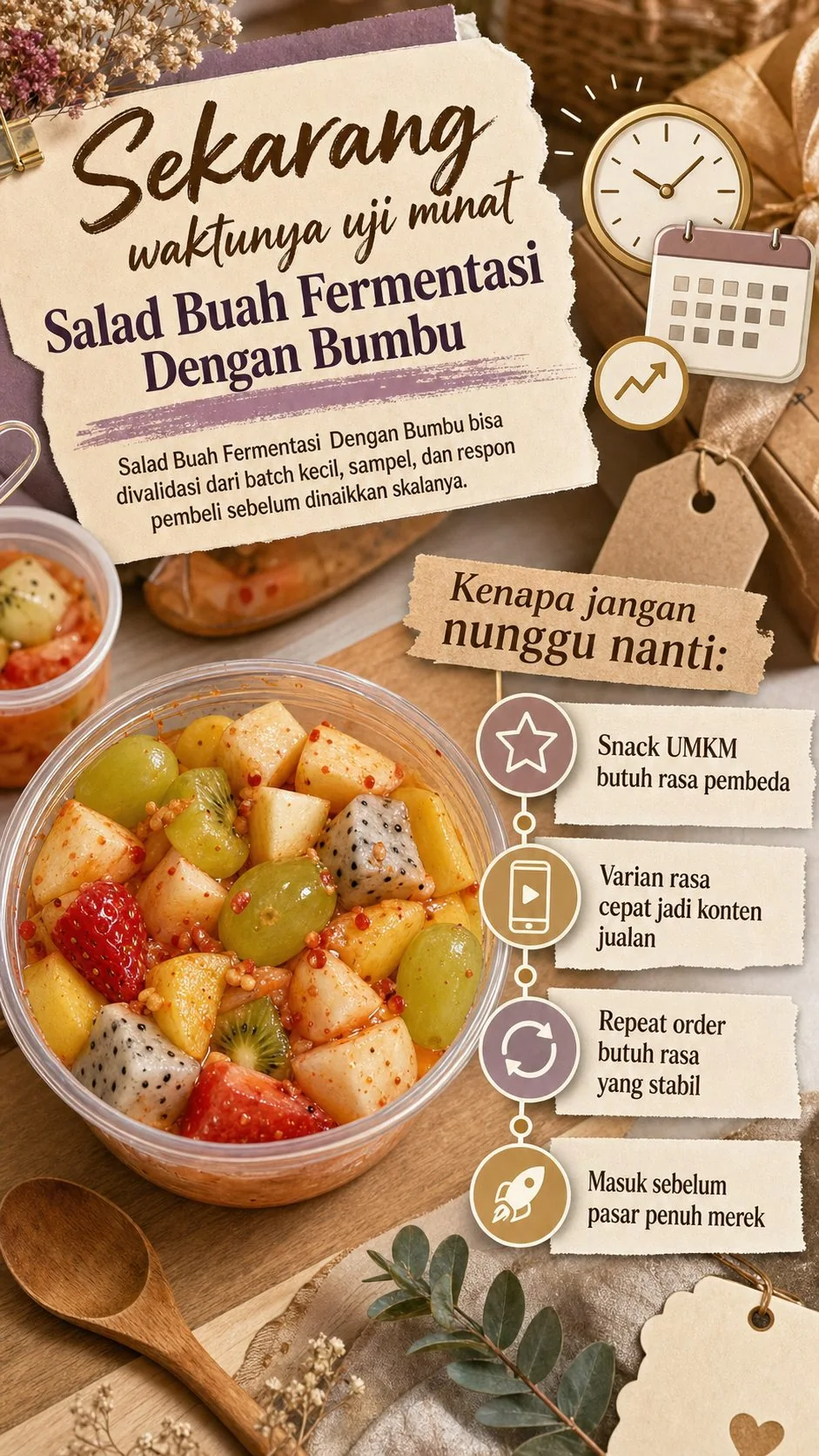 Kimchi Fruit Salad Bowl section 3