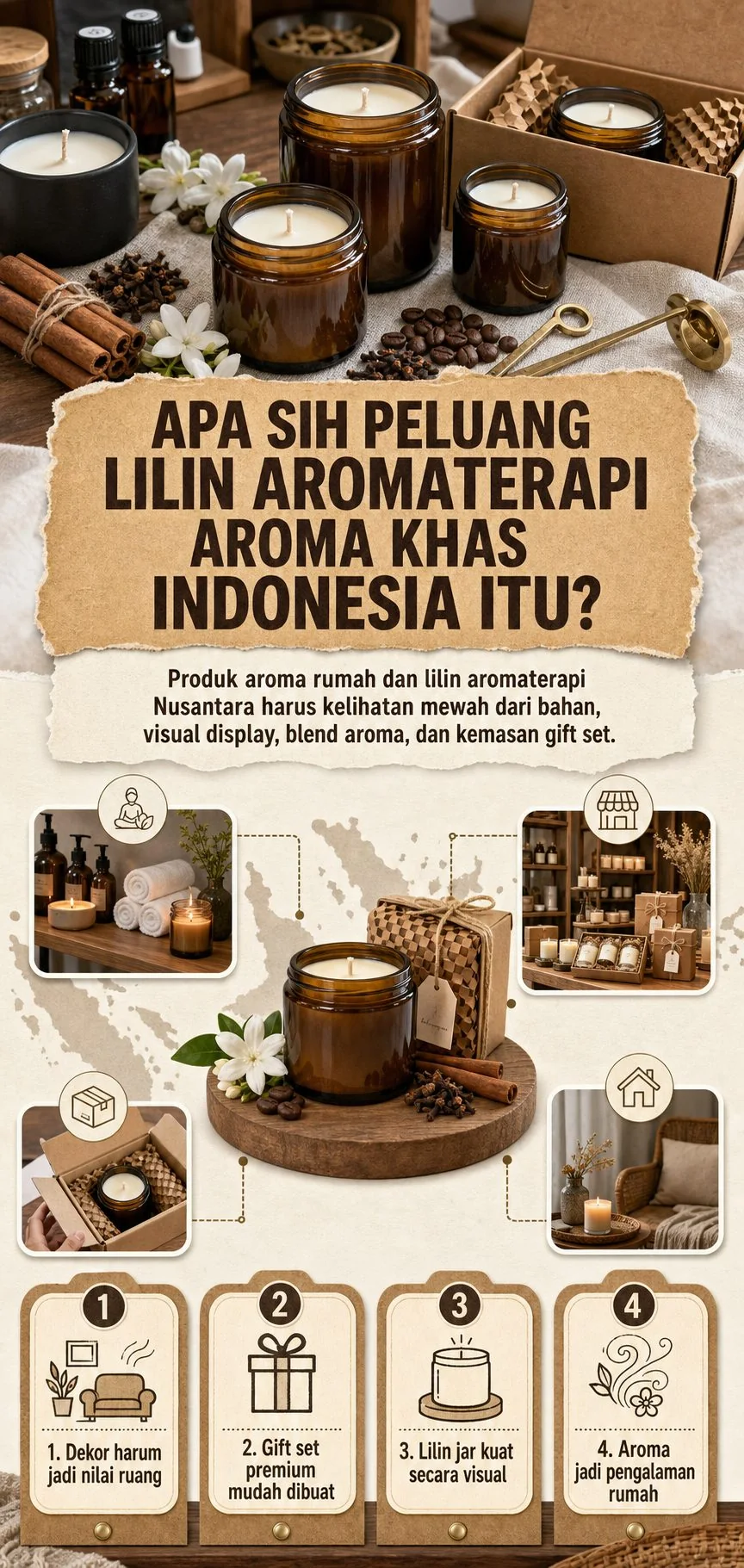 Nusantara Scented Candle section 2