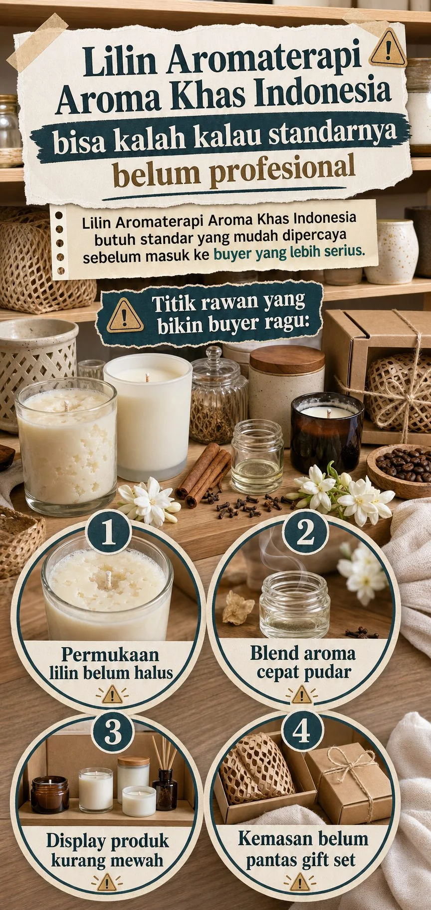 Nusantara Scented Candle section 4