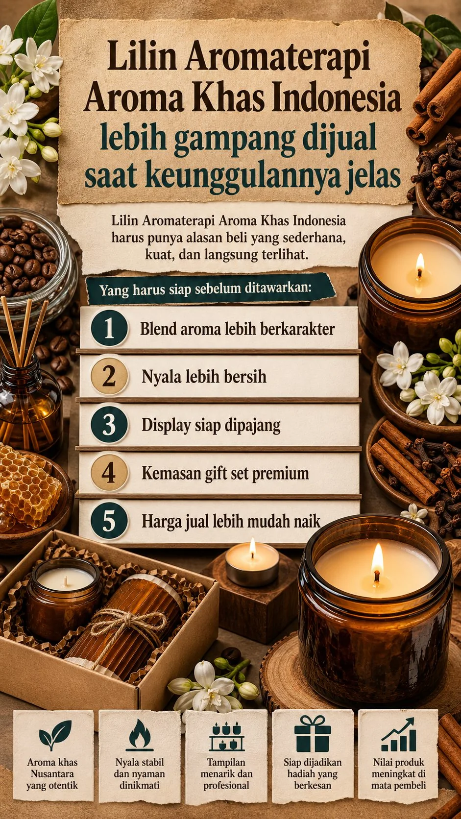 Nusantara Scented Candle section 5