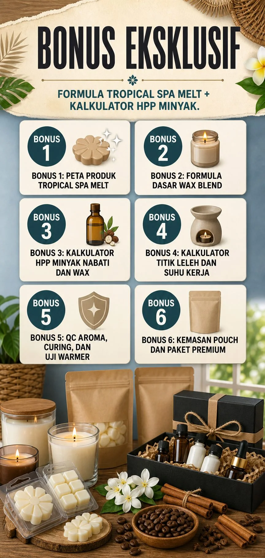 Nusantara Scented Candle section 6
