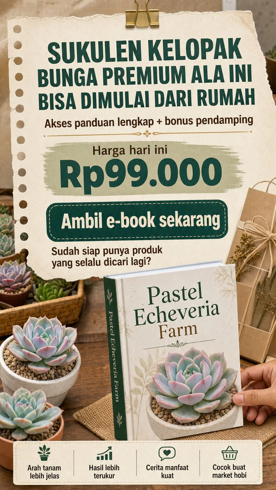 Pastel Echeveria Farm section 8