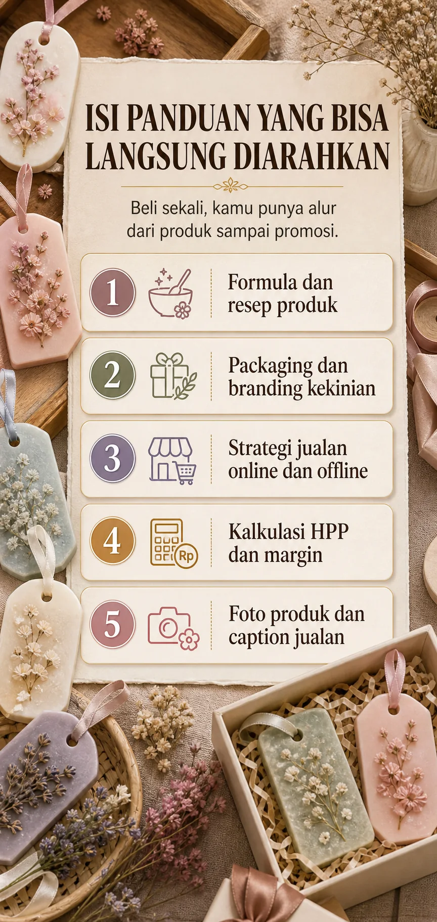 Panduan Paket Usaha Pengharum Lemari Resin section 5