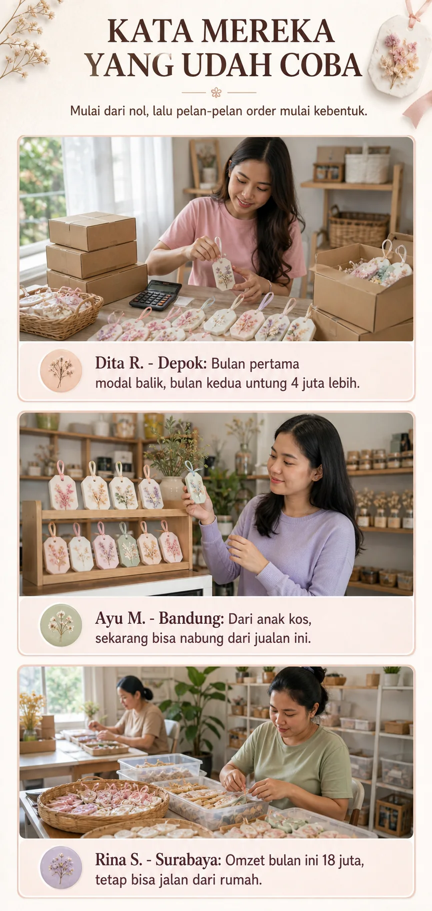 Panduan Paket Usaha Pengharum Lemari Resin section 7