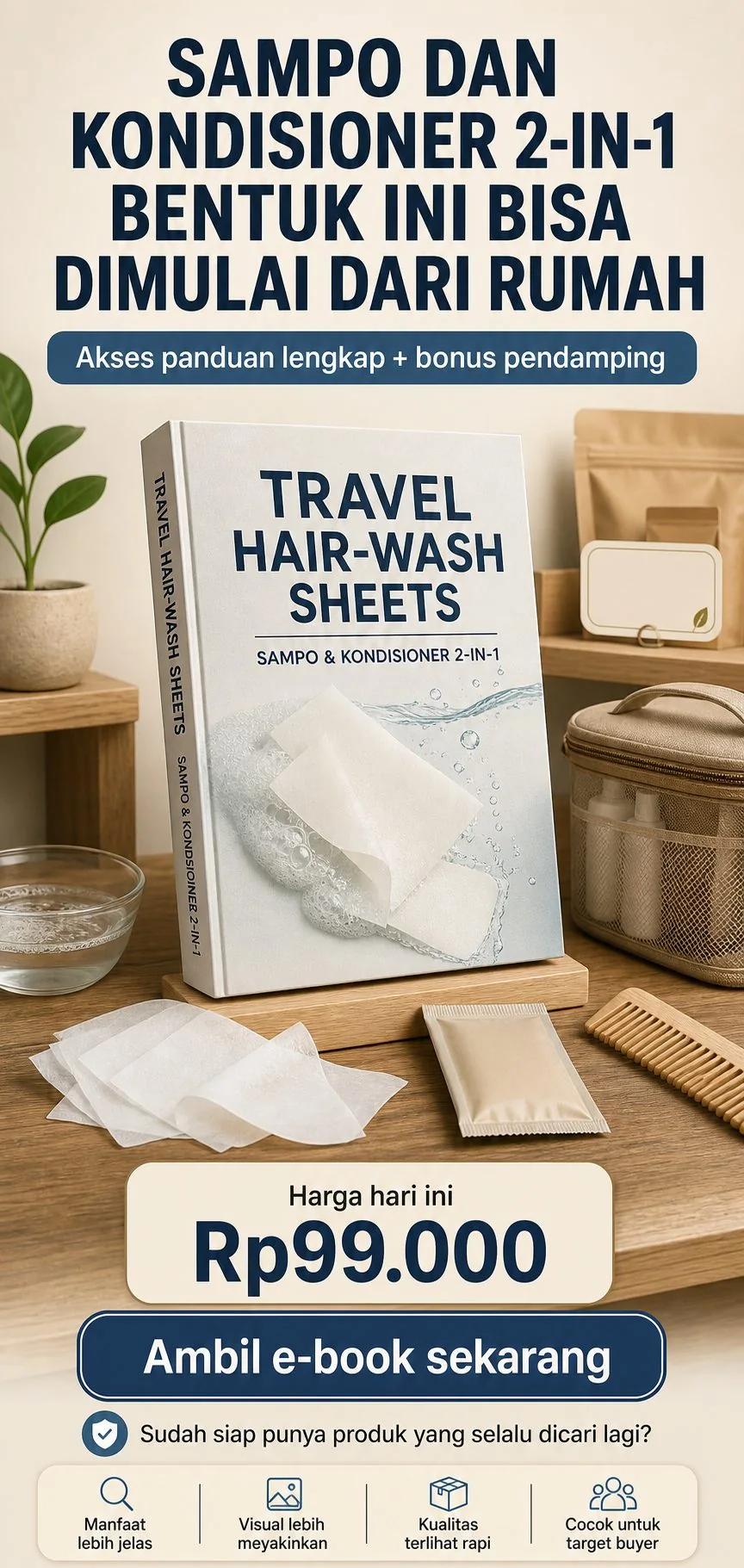 Travel Hair-Wash Sheets section 8