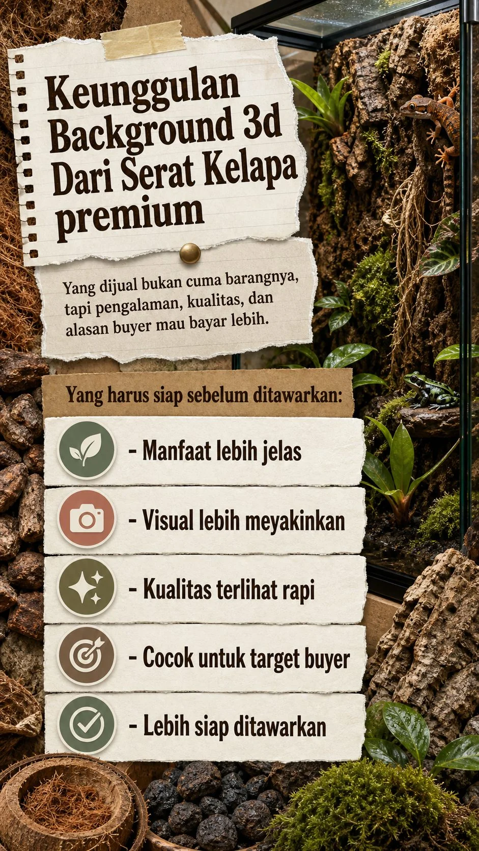 Vivarium Jungle Background section 5
